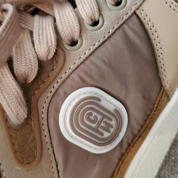 Coach high top wedge sneaker size 9B - Picture 2 of 7